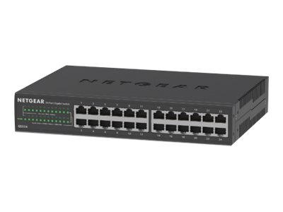 Netgear Gs324 24-port Gigabit Ethernet Unmanaged 16-port Poe+ 190w