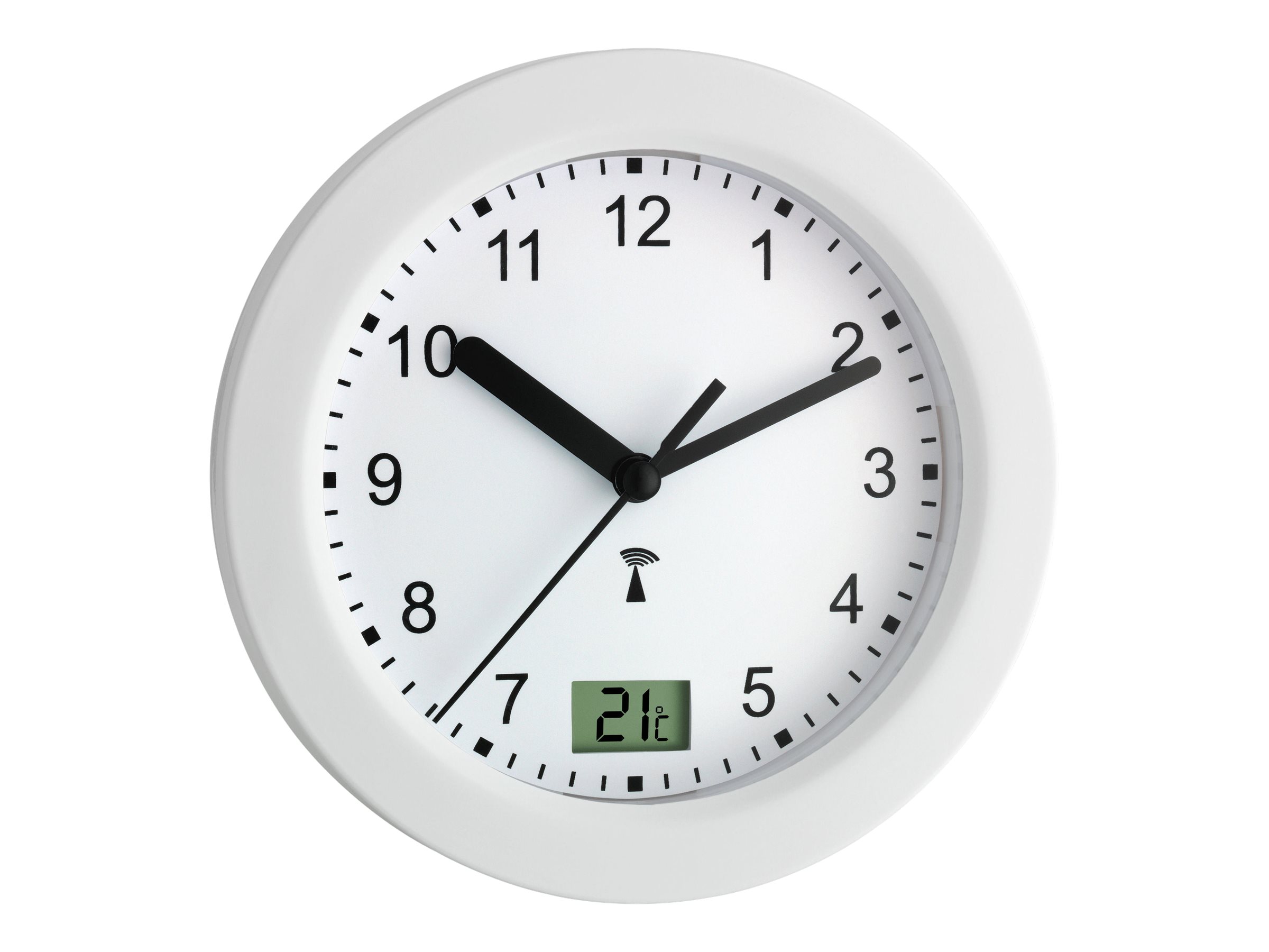 TFA Ur Hvid Indendørs Analog