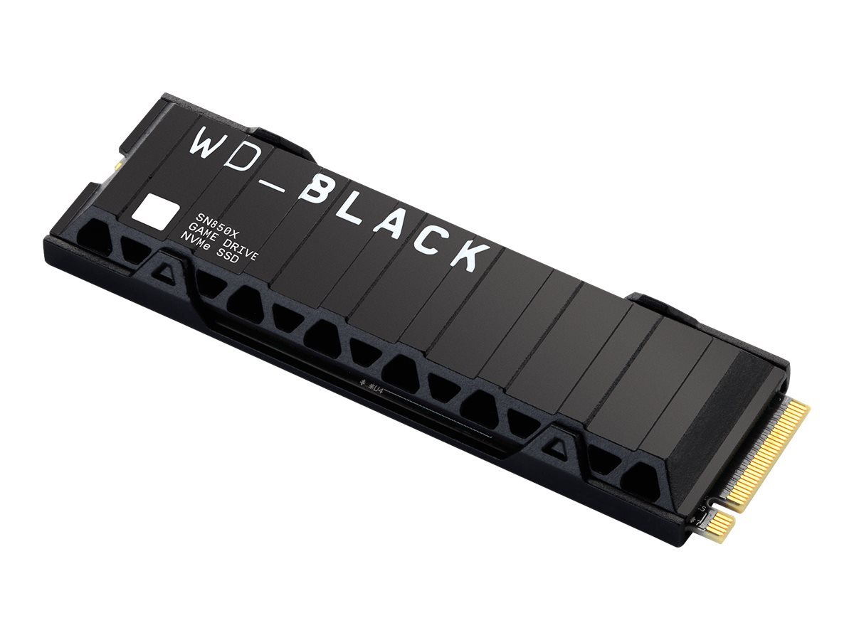 WD Black SN850X 2TB NVMe PCIe 4.0 NVMe  SSD med Heatsink