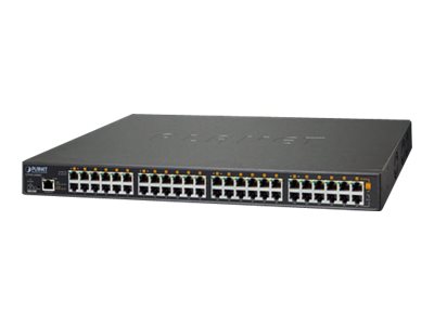 PLANET UPOE-2400G - hub - 24 ports - Managed - rack-mountable USB hub - 24 ports - Sort