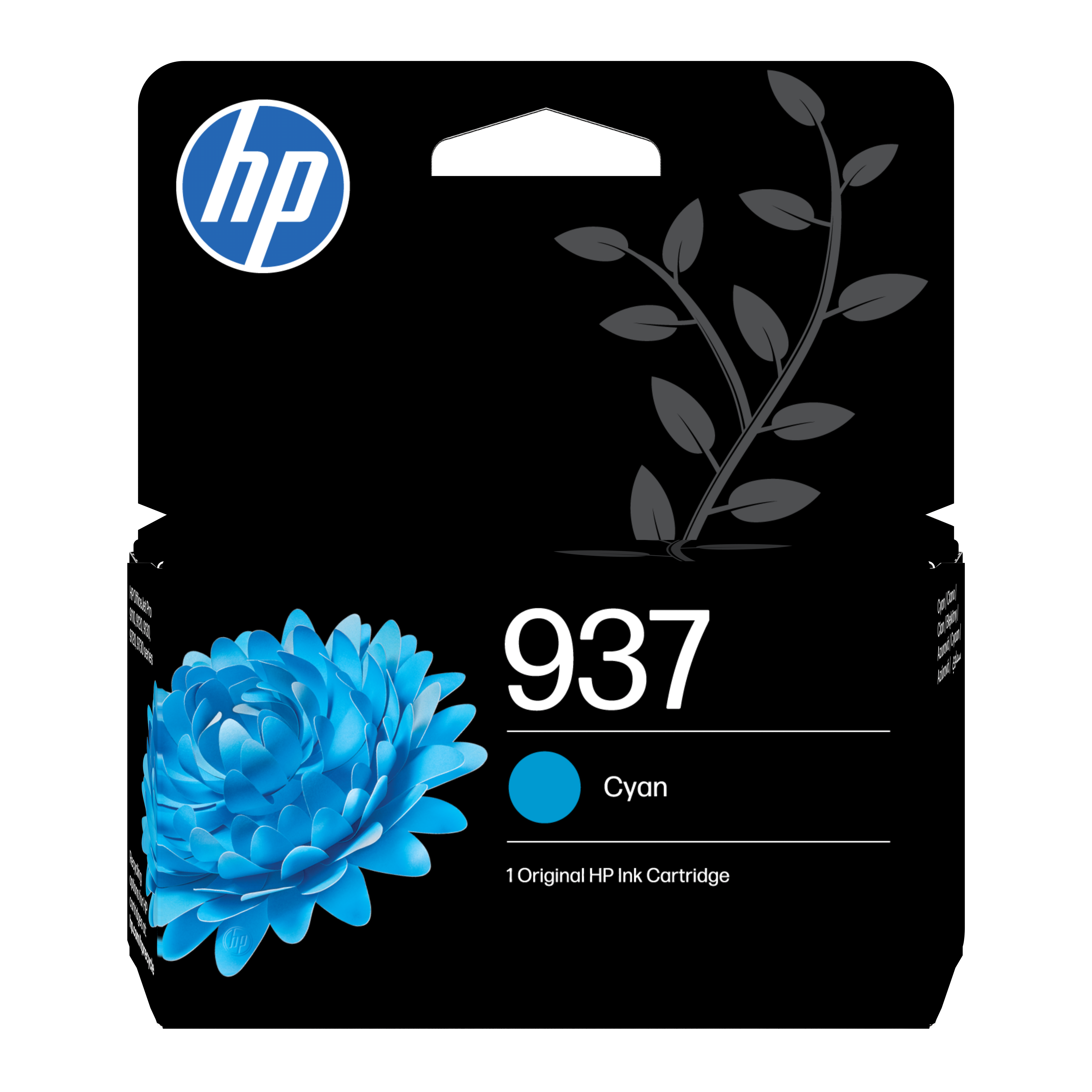 HP 937 Cyan 800 sider Blæk billede