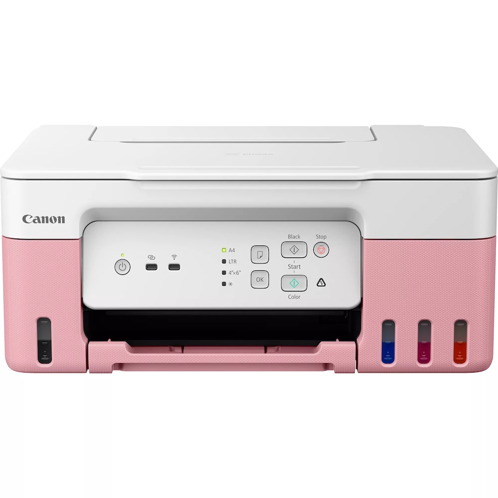 Canon PIXMA G3430 MegaTank Blækprinter Lyserød