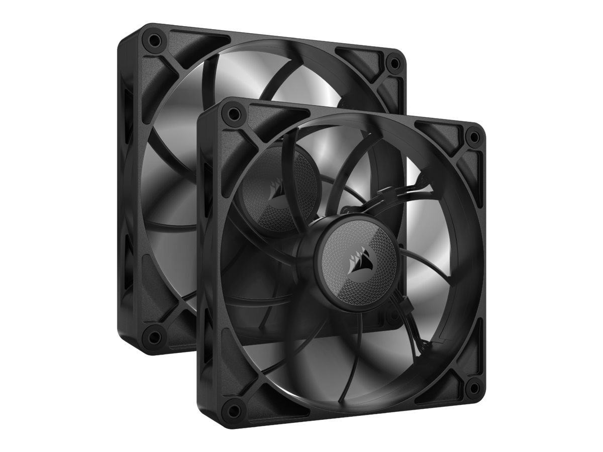 Corsair iCUE LINK RX140 MAX (2-pack starter kit) - Kabinet køler - 140mm - Sort - 36 dBA