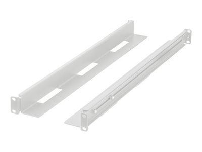 Lanberg - Stativskinnemonteringssæt - skydende - grå, RAL 7035 - 1U - 19