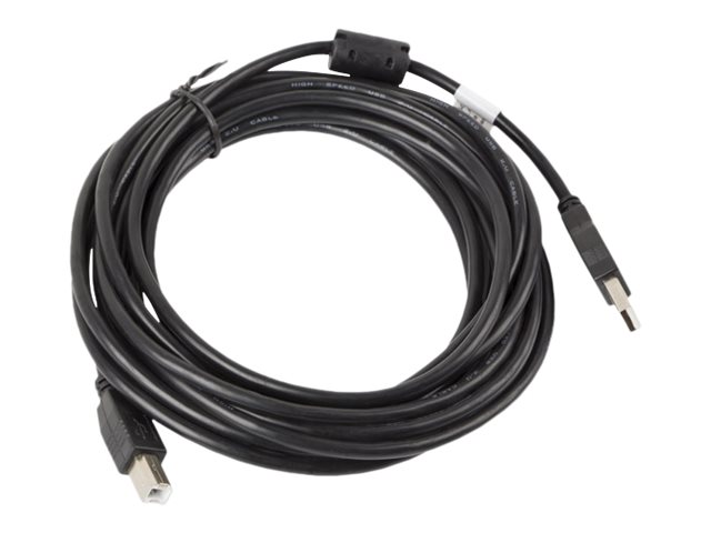Lanberg USB 2.0 kabel - USB-A til USB-B, 5 m, sort