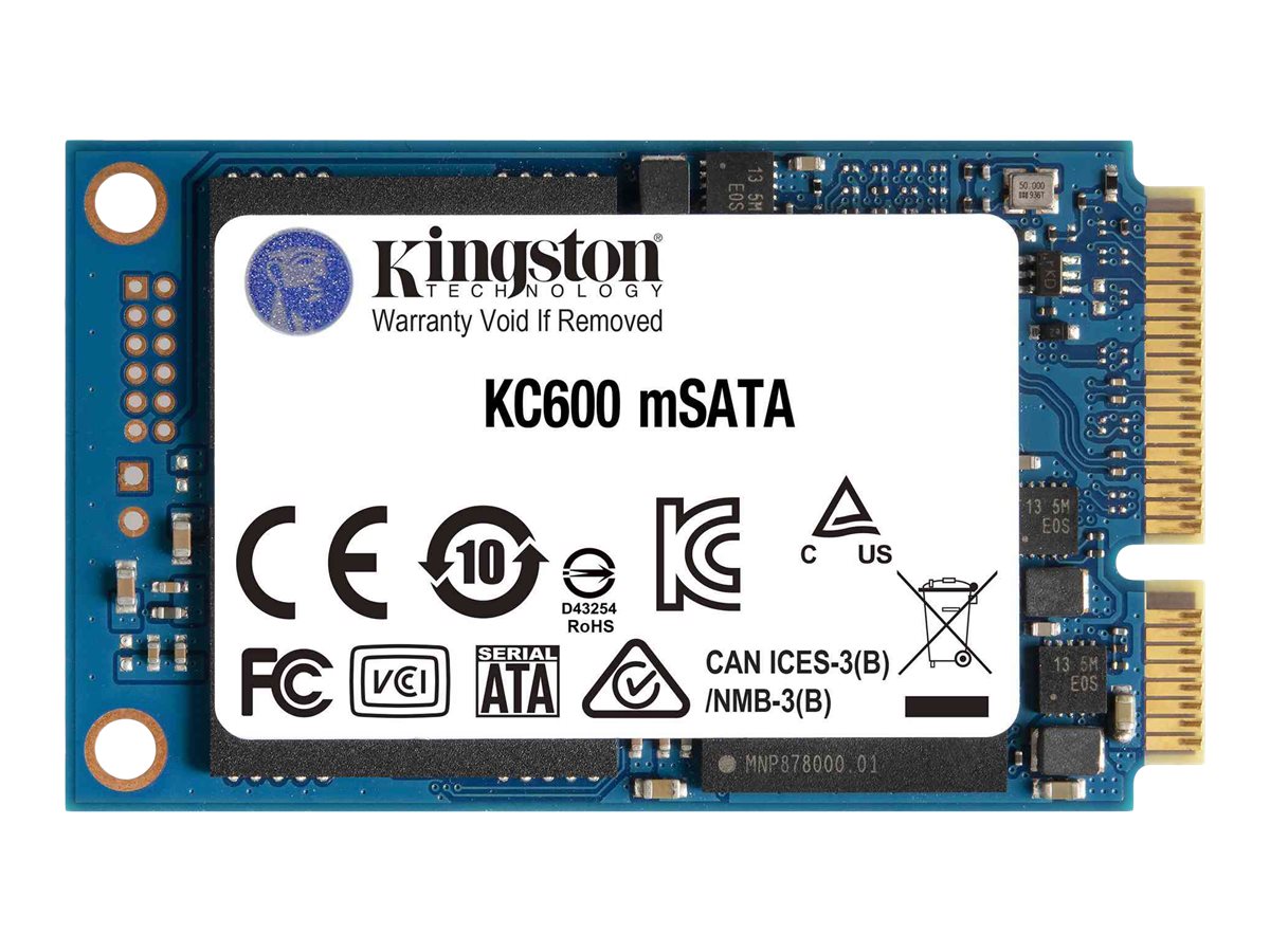 Kingston Ssdnow Kc600 1tb Ssd Msata Sata 6.0 Gbit/s