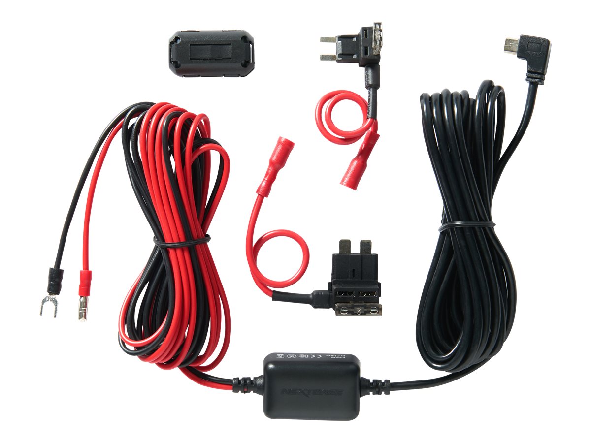 Nextbase Hardwire Kit USB strøm kabel sæt Sort