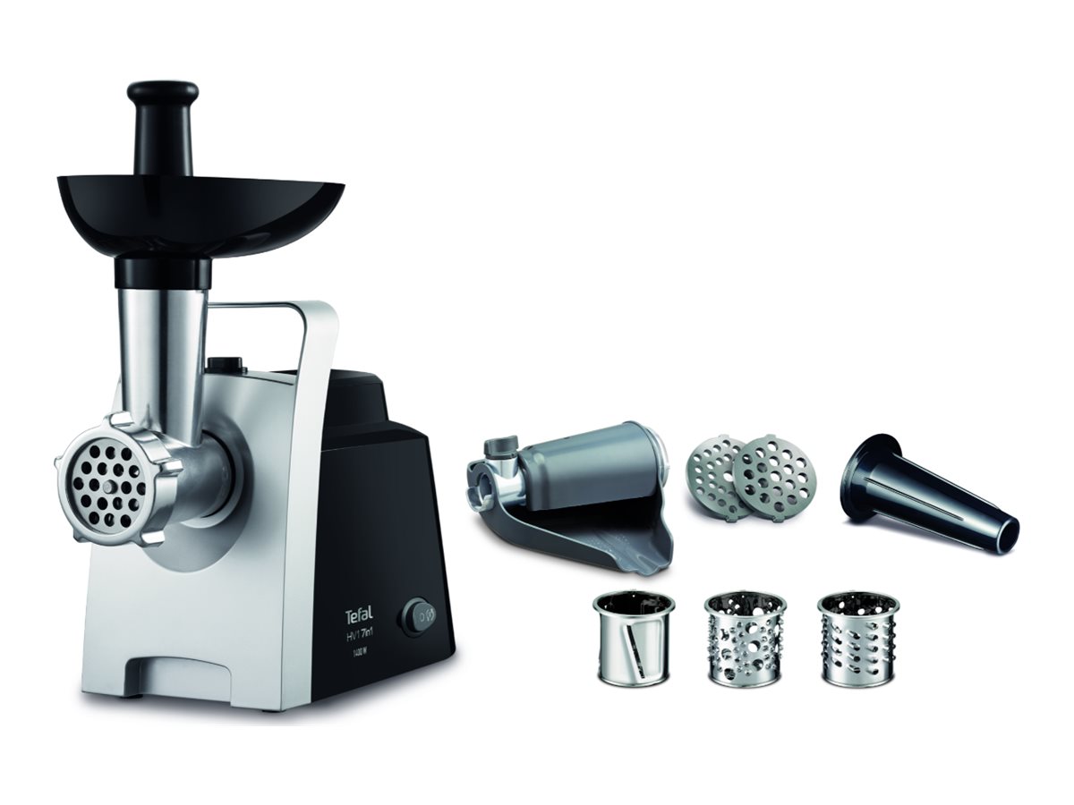 Tefal HV1 NE109838 Kødhakkemaskine 1.4kW Sølv/sort