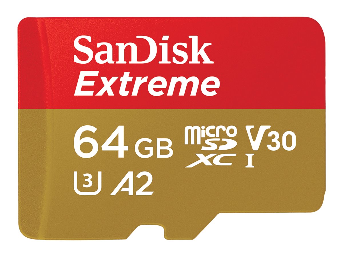 Sandisk Extreme 64 Gb Microsdxc Uhs-i Klasse 10 64gb Microsdxc Uhs-i