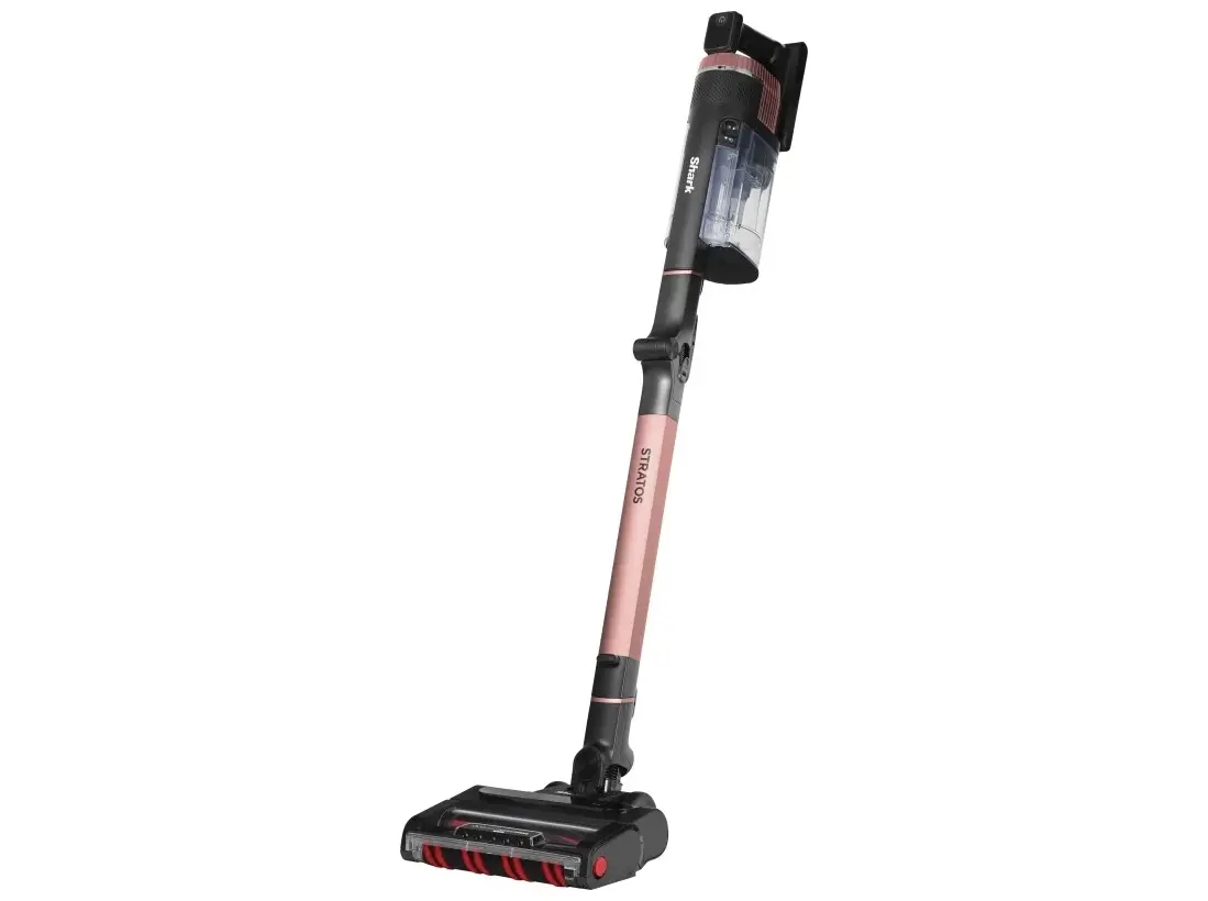 Shark Stratos, 2-i-1 stangstøvsuger, Poseløs, Sort, Fersken, Rektangulær, Dry, Batteri