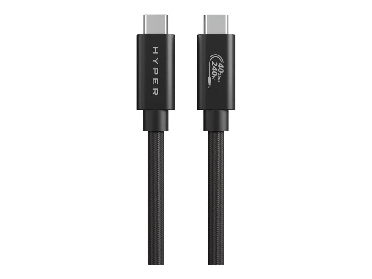 Hyper HyperDrive Next USB4 USB Type-C kabel 1.2m Sort