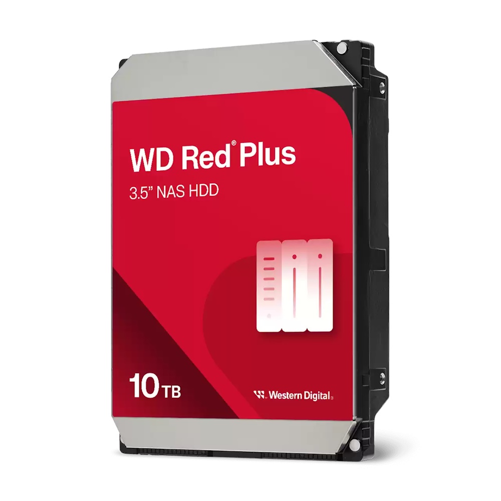 WD Red Plus Harddisk WD100EFGX 10TB 3.5" Serial ATA-600 7200rpm