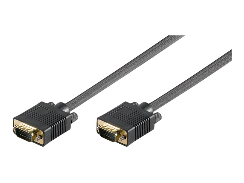 goobay HD-15 (VGA) han -> HD-15 (VGA) han 80 cm Sort