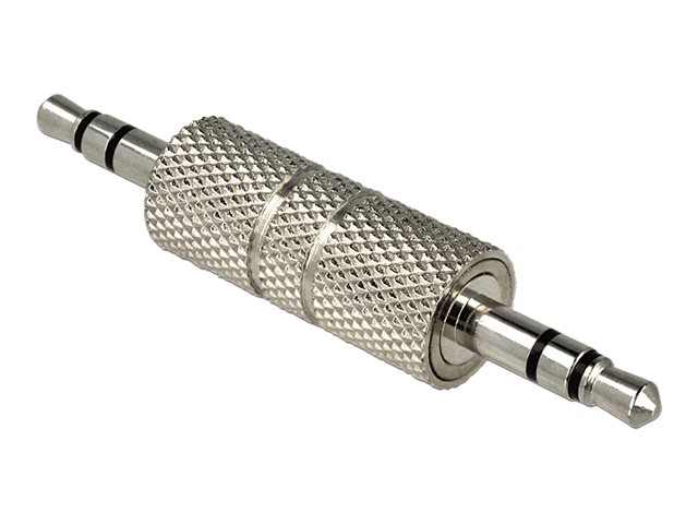 Delock - Lydkobling - mini-phone stereo 3.5 mm han til mini-phone stereo 3.5 mm han - sølv