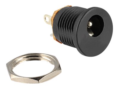 Delock Strøm-konnektor Sort