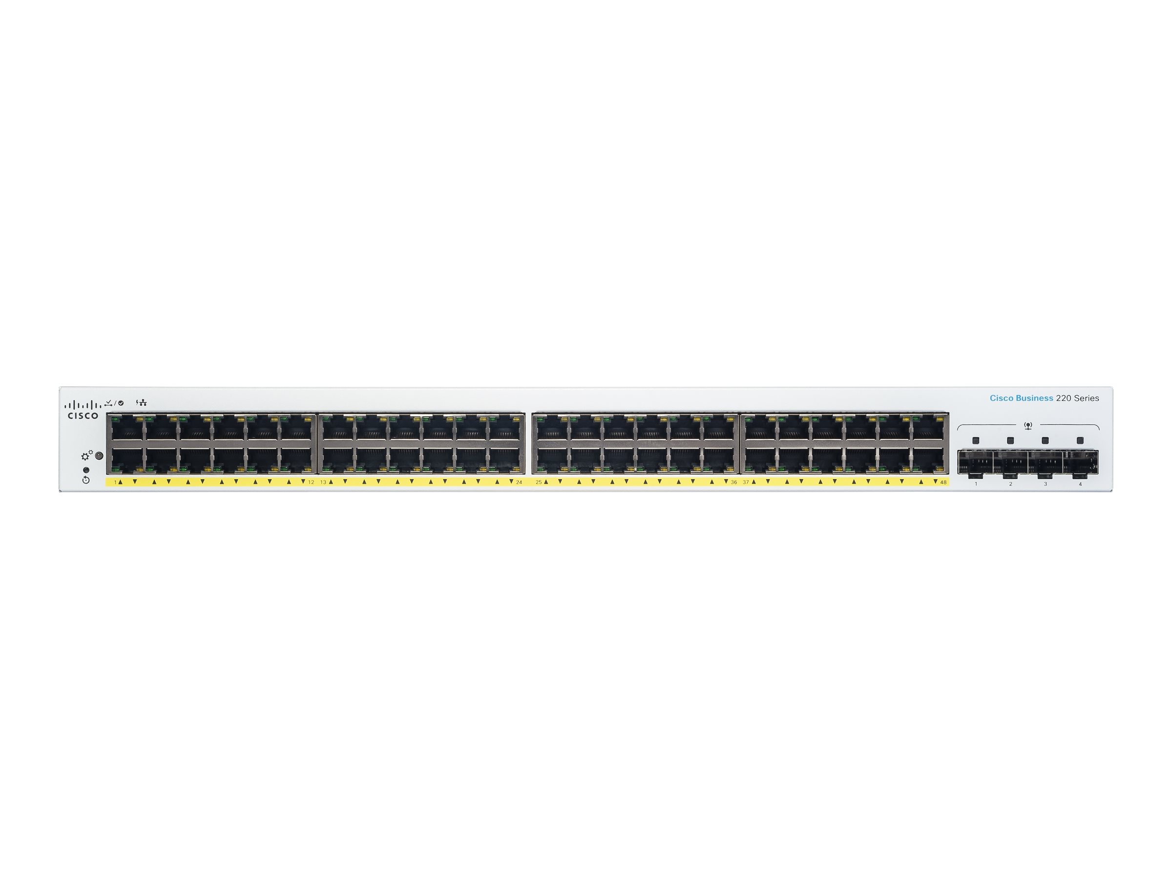 Cisco Business 220 Series CBS220-48P-4G Switch 52-porte Gigabit PoE+