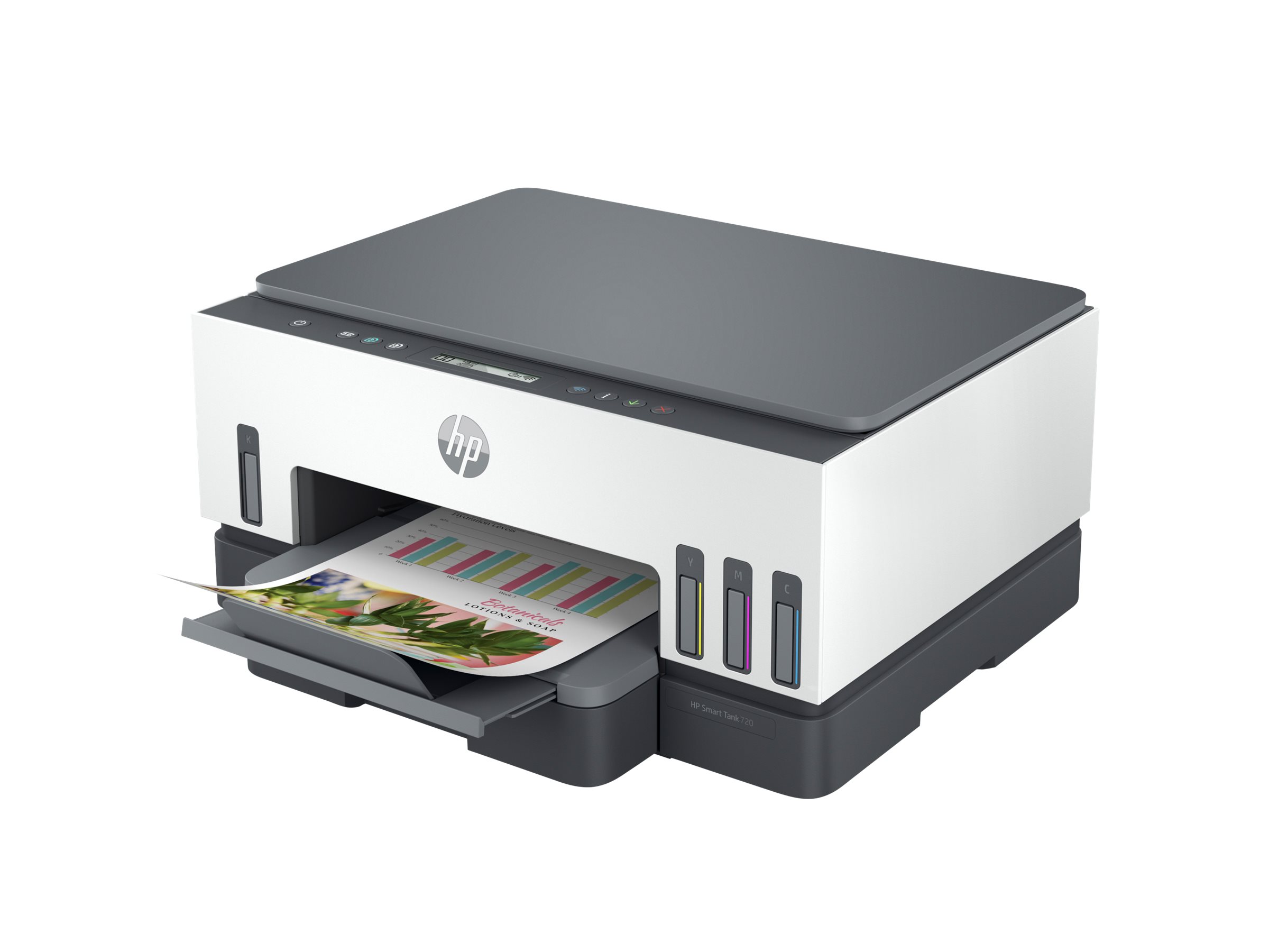 HP Smart Tank 720 All-in-One Multifunktion - Farve - Blæk