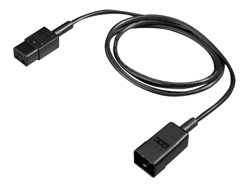 Rittal Forlængerkabel til strøm 1.8m Sort