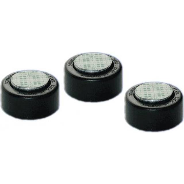 Soundcare Superspike 2 Standard Selvklæbende 3 Stk Sort Krom