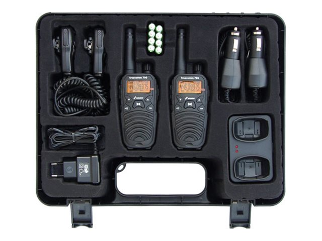 Stabo freecomm 700, 8 kanaler, 10000 m, Voksen, Unisex, LCD, Nikkel-Metalhydrid (NiMH)