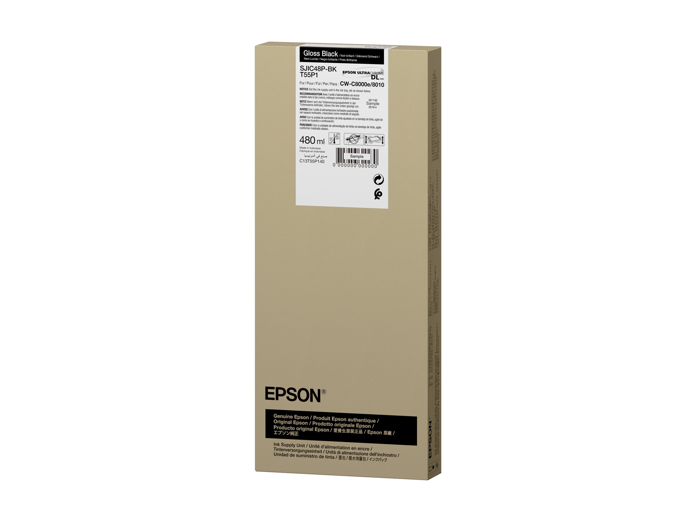 Epson T55P1 Sort Blækpakke