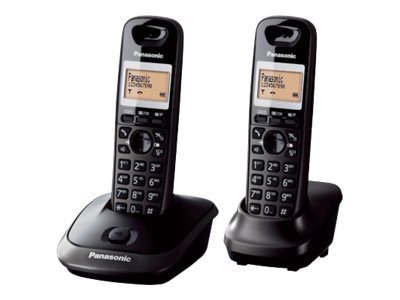 Panasonic KX-TG2512PDT - cordless phone with caller ID + additional handset