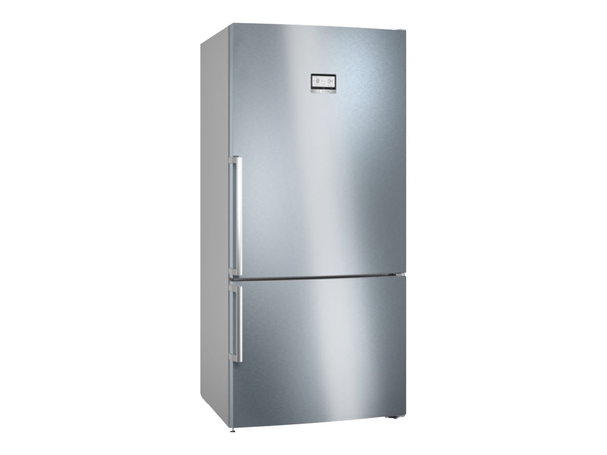 Bosch Serie | 6 KGN86AIDR - Køleskab/fryser - bund-fryser - bredde: 86 cm - dybde: 81 cm - højde: 186 cm - 631 liter - Klasse D - inox-easyclean