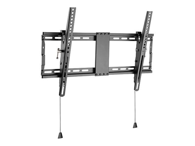 Gembird WM-80T-01 - mounting kit - for flat panel - tilt - fine texture black - Maks 70 kg - Maks størrelse 80"