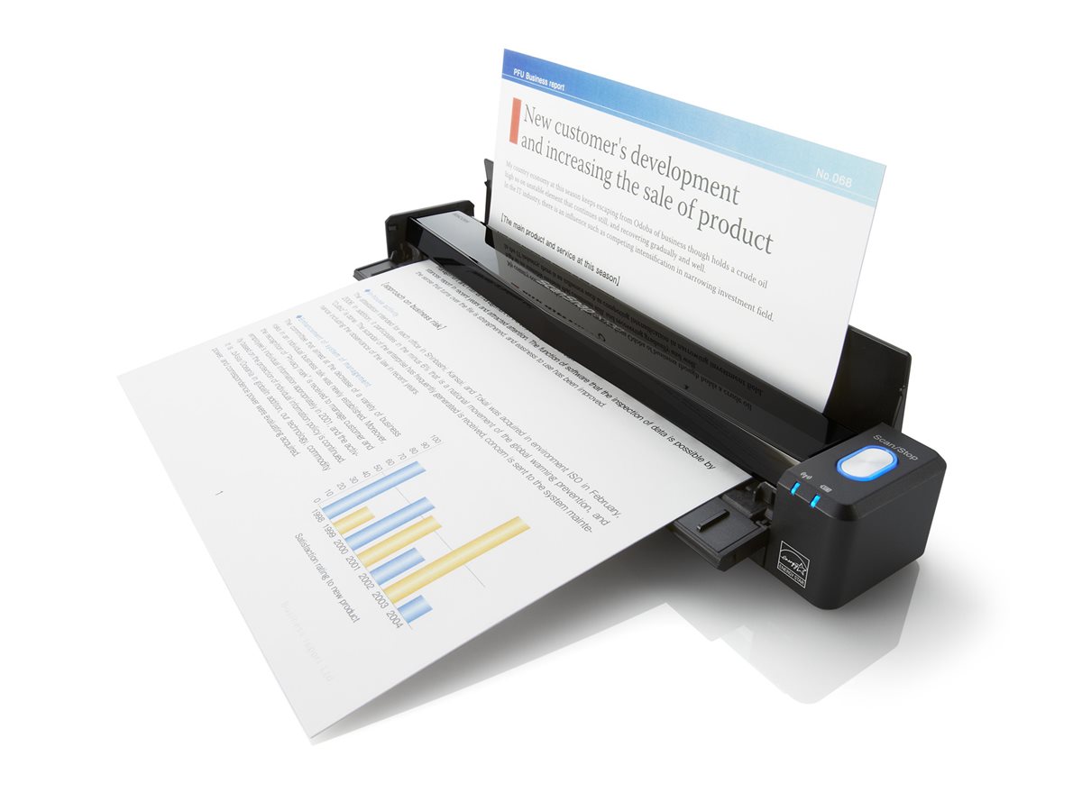 Fujitsu ScanSnap iX100 bærbar A4-dokumentscanner, sort