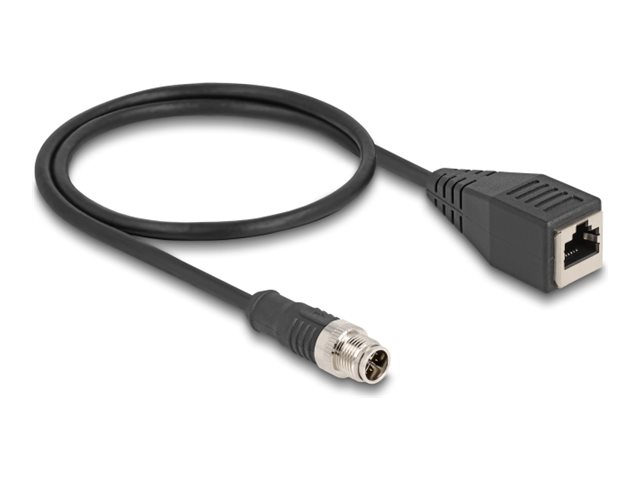 DeLOCK CAT 5e S/FTP 50cm Netværkskabel Sort