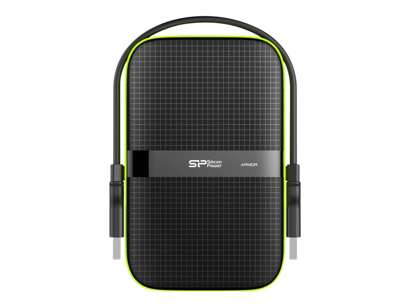 Silicon Power Armor A60 - 4TB - Ekstern Harddisk - Grøn