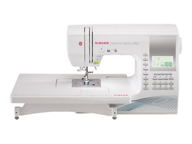 Singer Quantum Stylist 9960 - Symaskine - 600 søm - 13 et-trins knaphuller - LCD display
