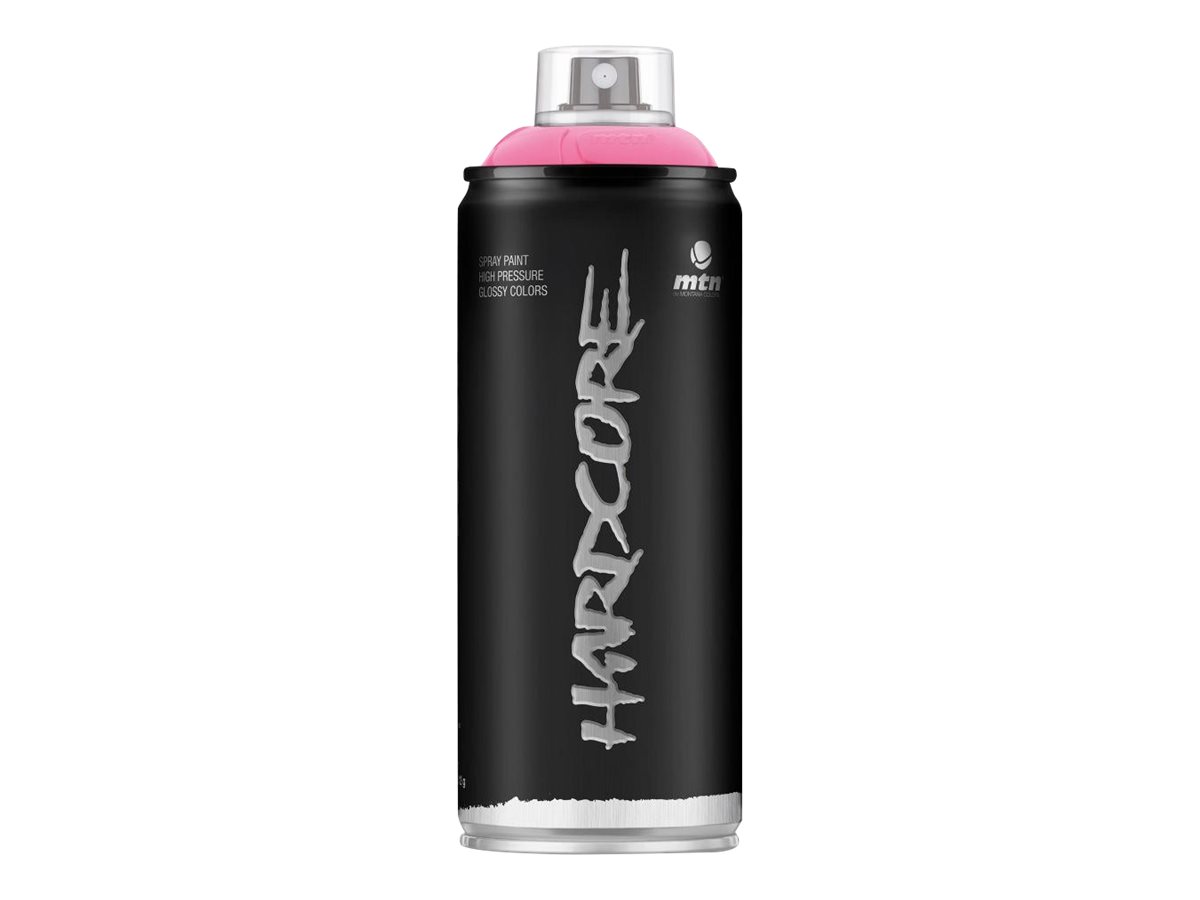 mtn Hardcore - Spraymaling - syntetisk - hvid - uigennemsigtig - satin - 400 ml