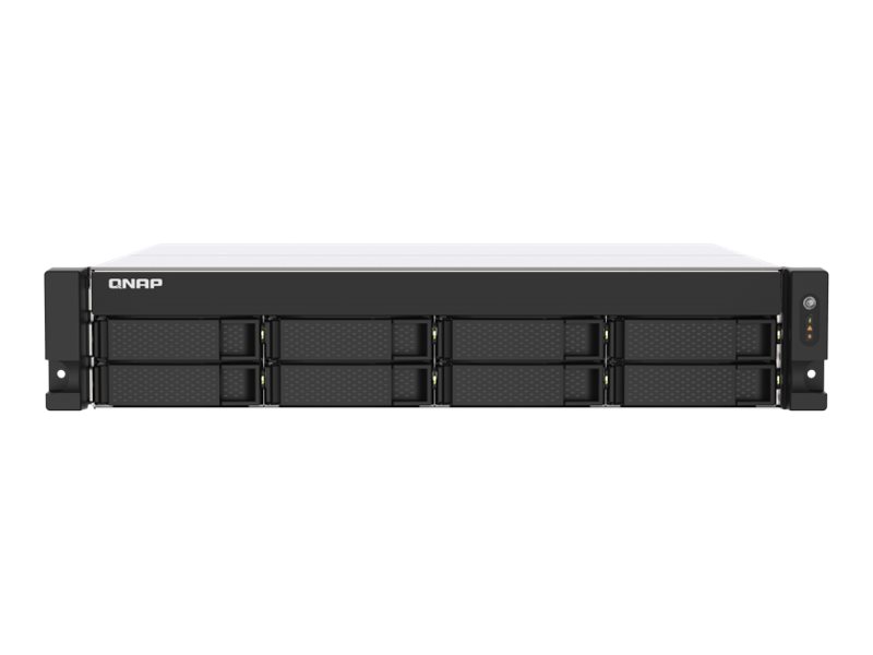 QNAP TS-873AeU-RP - NAS-server - 8 bays - rackversion - SATA 6Gb/s - RAID 0, 1, 5, 6, 10, JBOD, 50, 60 - RAM 4 GB - 2.5 Gigabit Ethernet - iSCSI support - 2U
