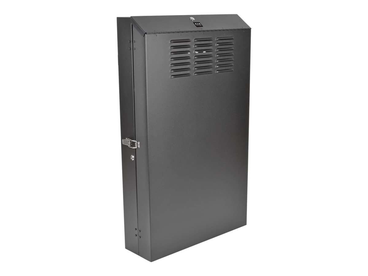 Eaton Tripp Lite Series 6U Wall Mount Rack Enclosure Server Cabinet Vertical 36 Deep - Rack kabinet - vægmonterbar - sort - 6U - 19