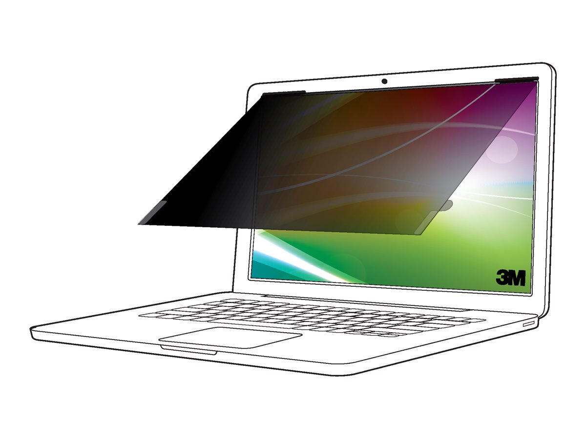 3M - notebook privacy filter - bright screen
