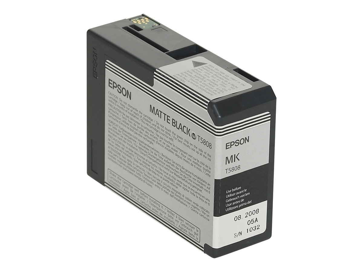Epson T5808 - matte black - original - ink cartridge