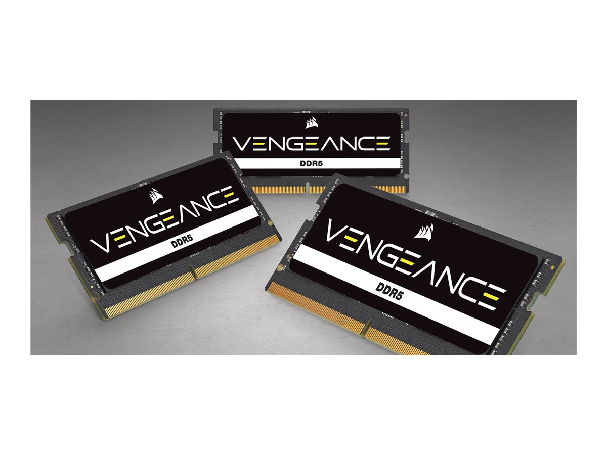 Corsair Vengeance SODIMM DDR5-5600 - 64GB - CL48 - Dual Channel (2 pcs) - Intel XMP - Sort