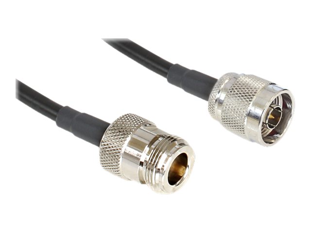 DeLOCK Forlængerkabel til antenne Koaksial 3m Sort Sort