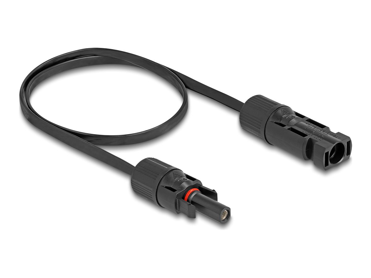 DeLOCK DL4 (male) - DL4 (female) Sort 60cm Forlængerkabel til strøm