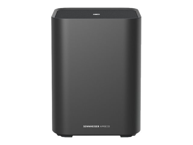 Sennheiser AMBEO Sub - Subwoofer - til hjemmebiograf - trådløs - Bluetooth - App-kontrolleret - 8 - mørk grafit