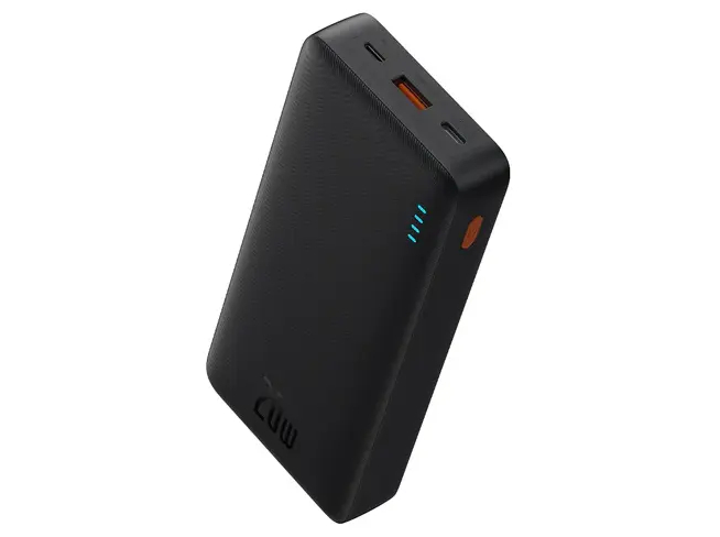 Baseus Airpow 20000mAh 20W powerbank (black) Powerbank - Sort - 20000 mAh