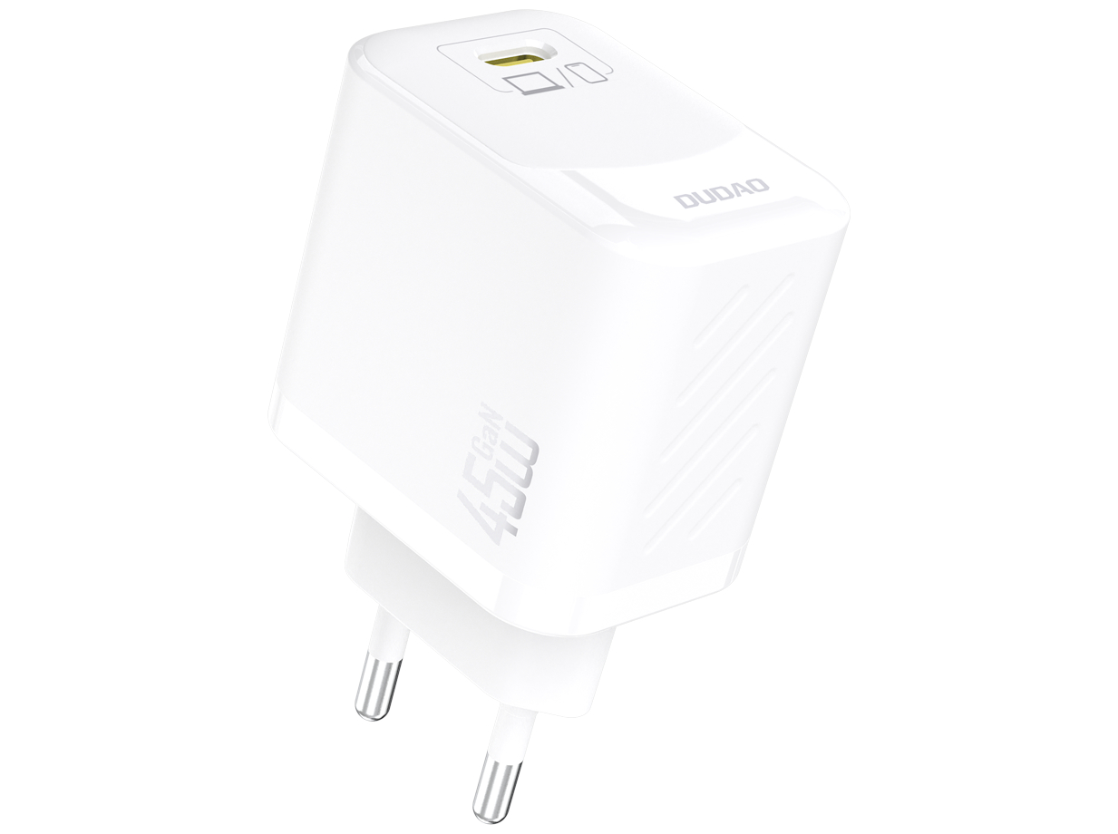 Dudao A28 45W GaN USB-C Wall Charger - White