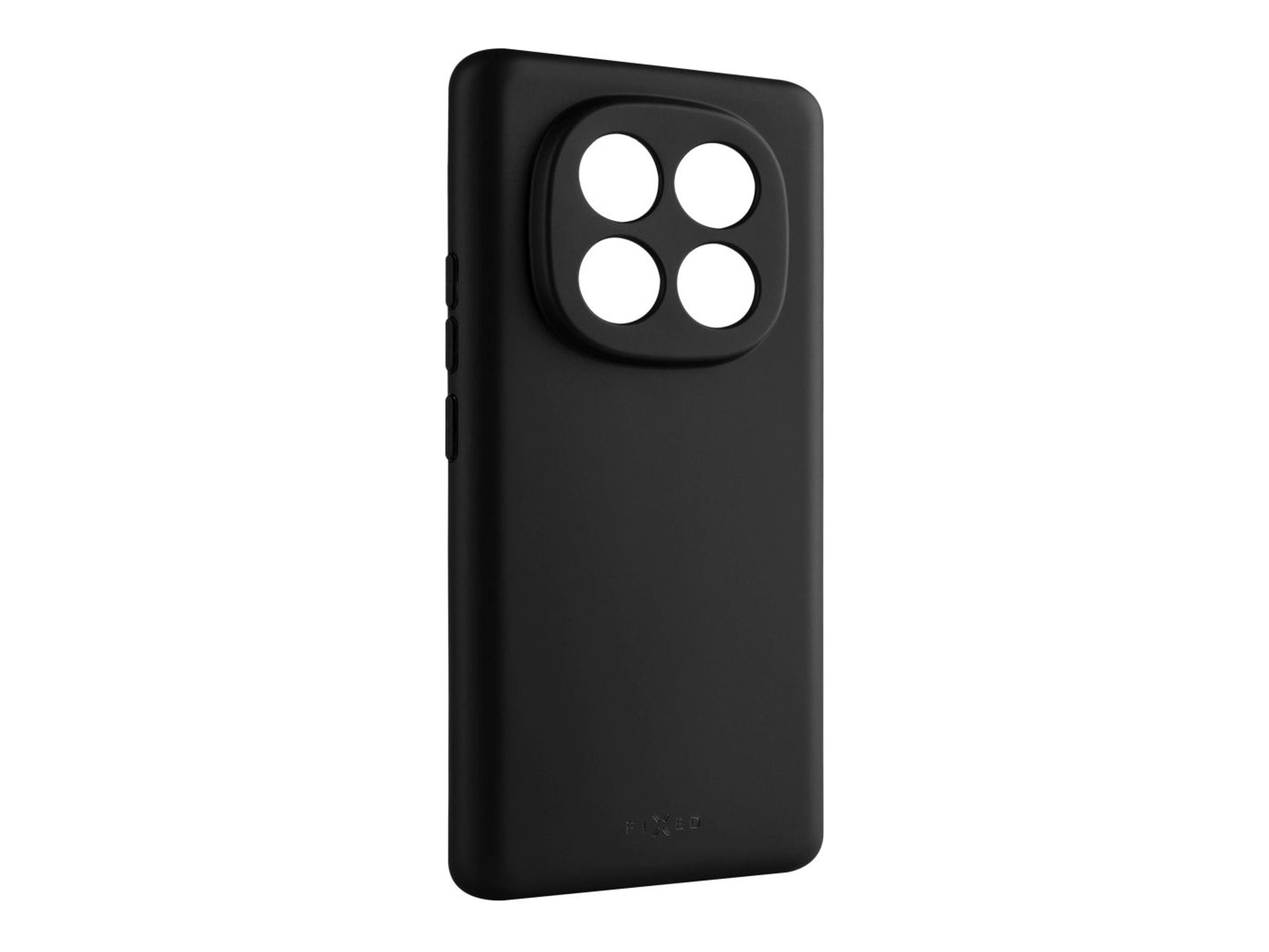 Fixed Story - Bagsidecover til mobiltelefon - blødt gummi - sort - for Xiaomi Redmi Note 14 Pro+