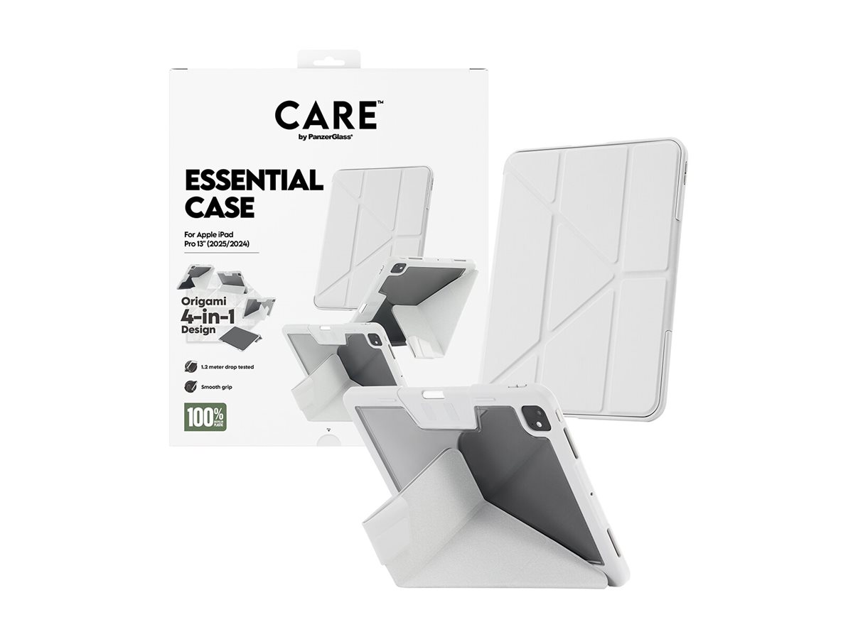 PanzerGlass CARE™ by ®™ by Essential Case Grey iPad Pro 13" (2024-2025) Beskyttelsescover Apple 13-inch iPad Air M3 Wi-Fi, M3 Wi-Fi + Cellular ¦ Apple