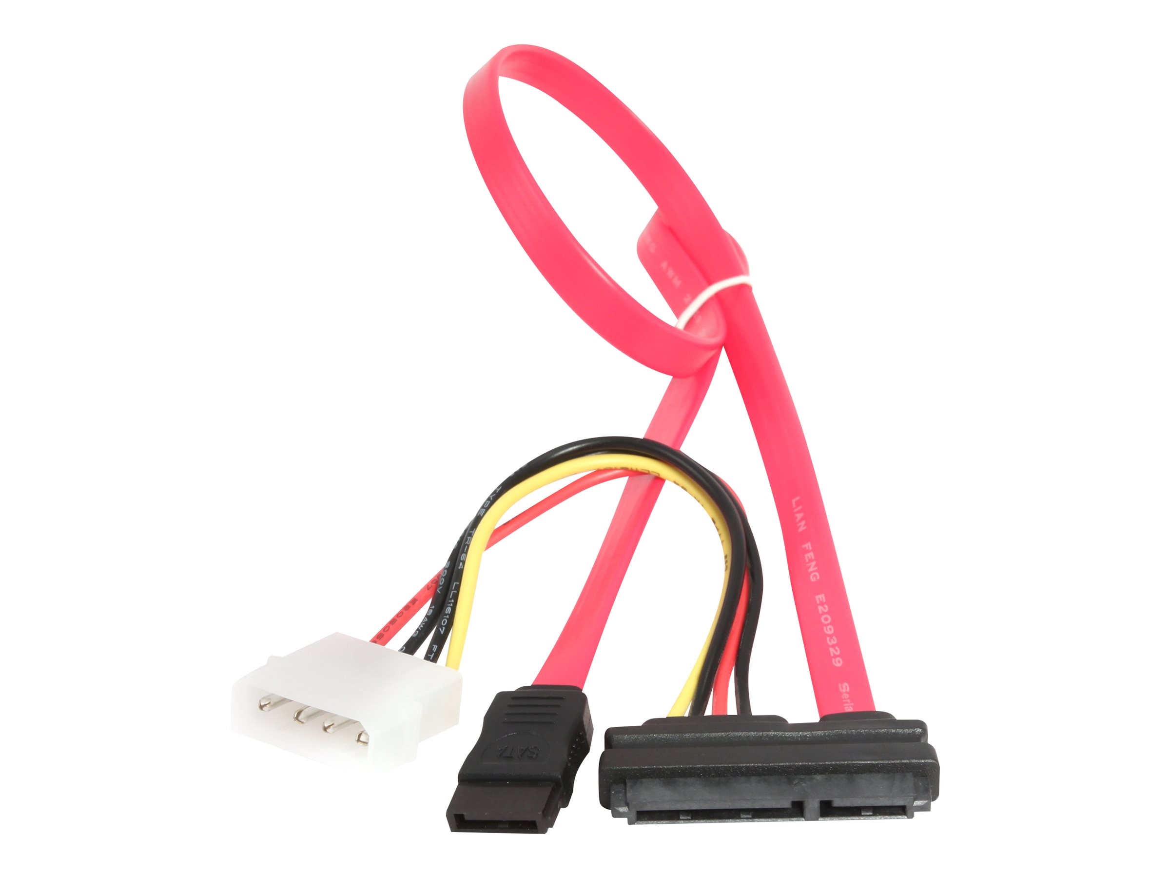 Gembird Molex - SATA 22-pin, 0,4 m, rød (CCSATAC1)