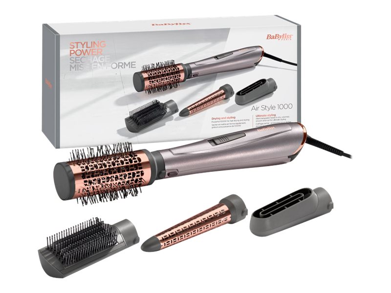 Babyliss Air Style 1000 As136e - Varmluftsbørste Med Tilbehør