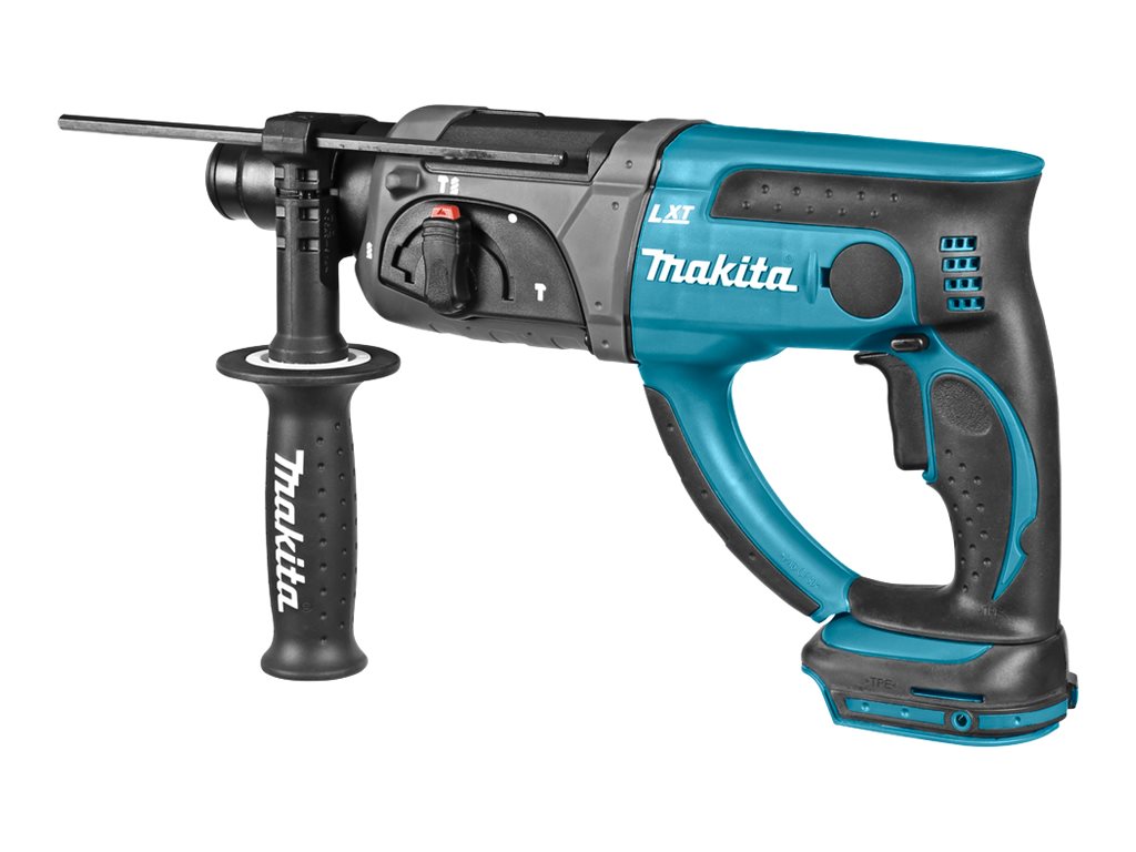 Makita DHR202ZJ - Roterende hammer - ledningfri - 3 tilstande - SDS-plus - 2 Joule - intet batteri - 18 V