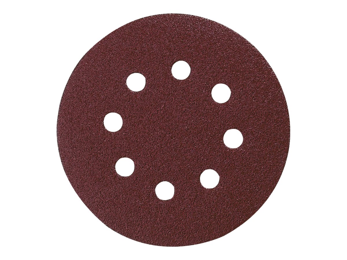 Makita - Sandpapirsark - for træ, metal - 10 stykker - 125 mm - rund - kornstørrelse: P40 - 125 mm