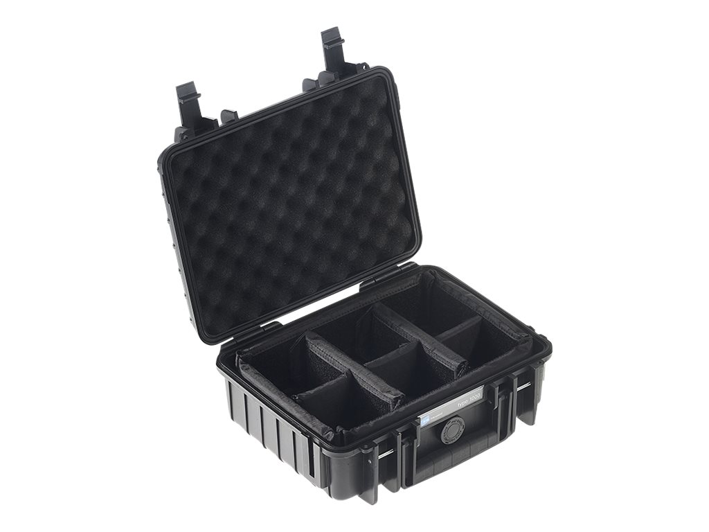 B&W outdoor.case Type 1000 Hårdt hylster Sort Polypropylen